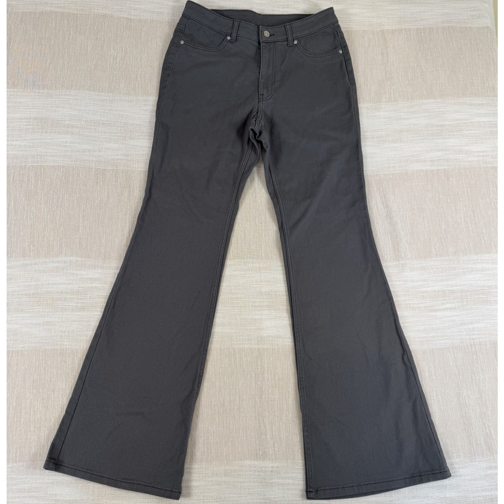 Divided H&M Women's Gray Size 10‎ Jeans Flare Leg Pants Wide Leg Denim